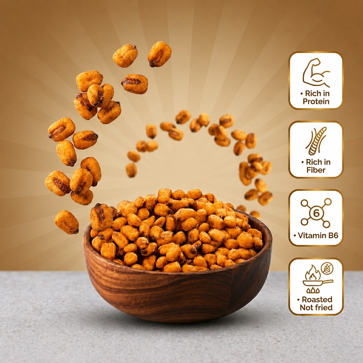 Crunchy Corn Nuts (4 Flavours) Sample Kit 4X50g